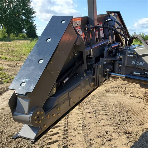 dozer attachment for skid steer|grading blade for skid steer.